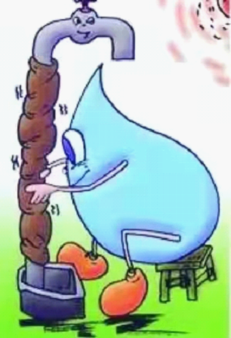 使用屋顶水箱二次供水的用户,应盖好水箱盖,并将水箱的进出水管及阀门